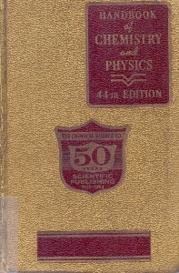 Handbook of chemistry and physics : a ready-reference book of chemical and physical data