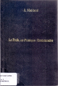 Le probleme de physique : elementaire : principles et exemples de solutions