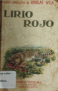 Lirio rojo : Eleonora, novela de vida artistica