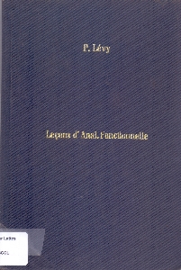 Leçons d'analyse fonctionelle